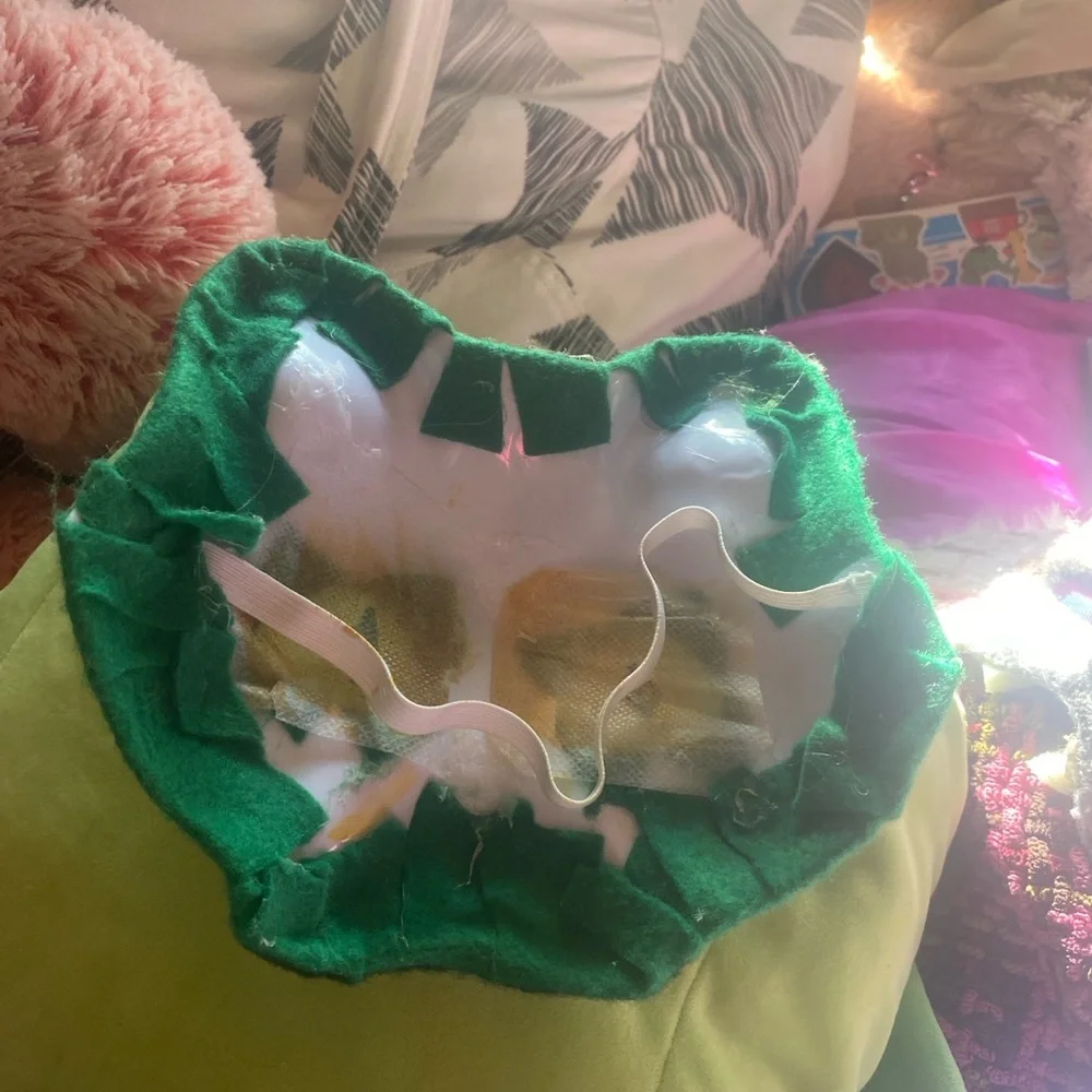 Green Cat Therian mask